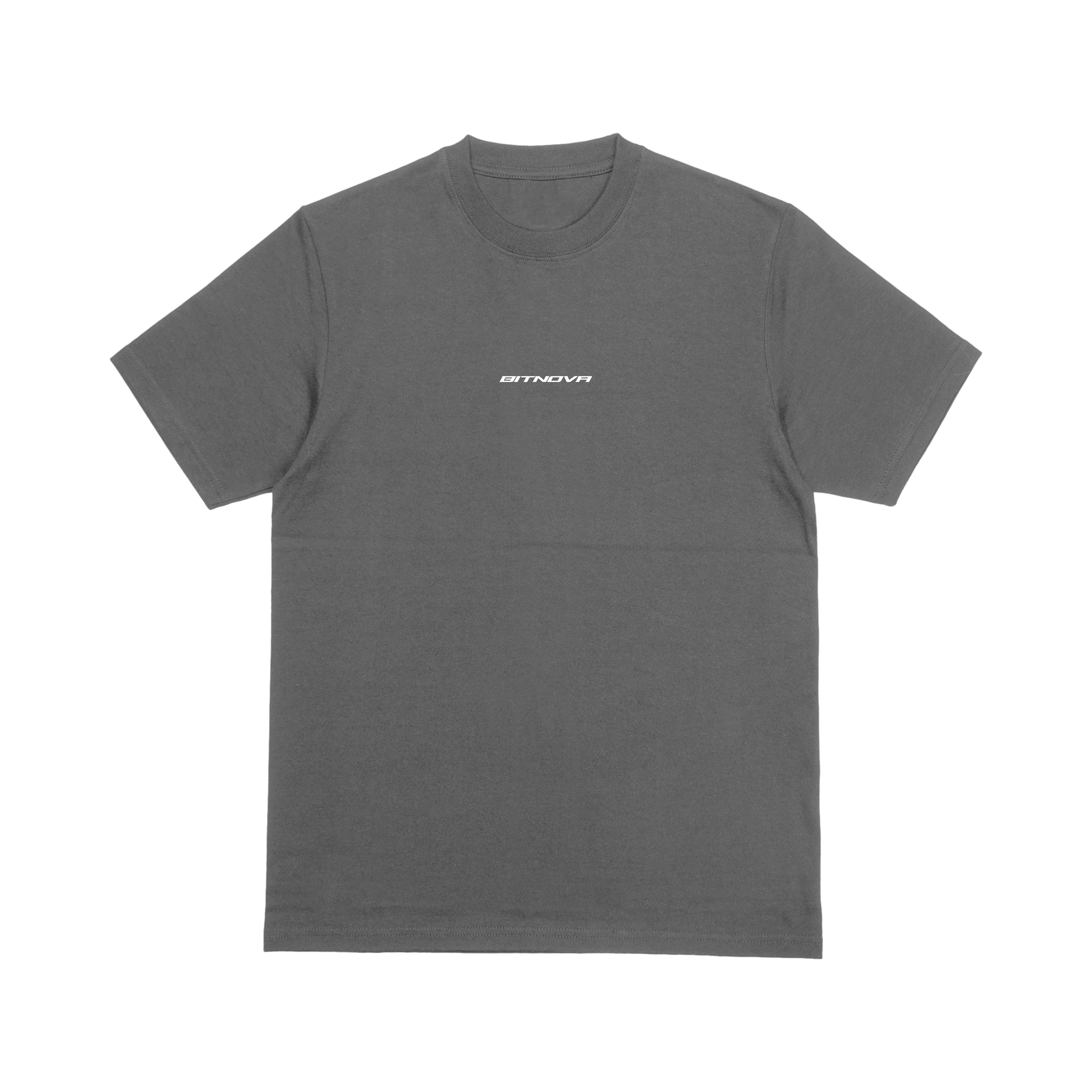 LOGO HEAVY TEE - DARK GREY