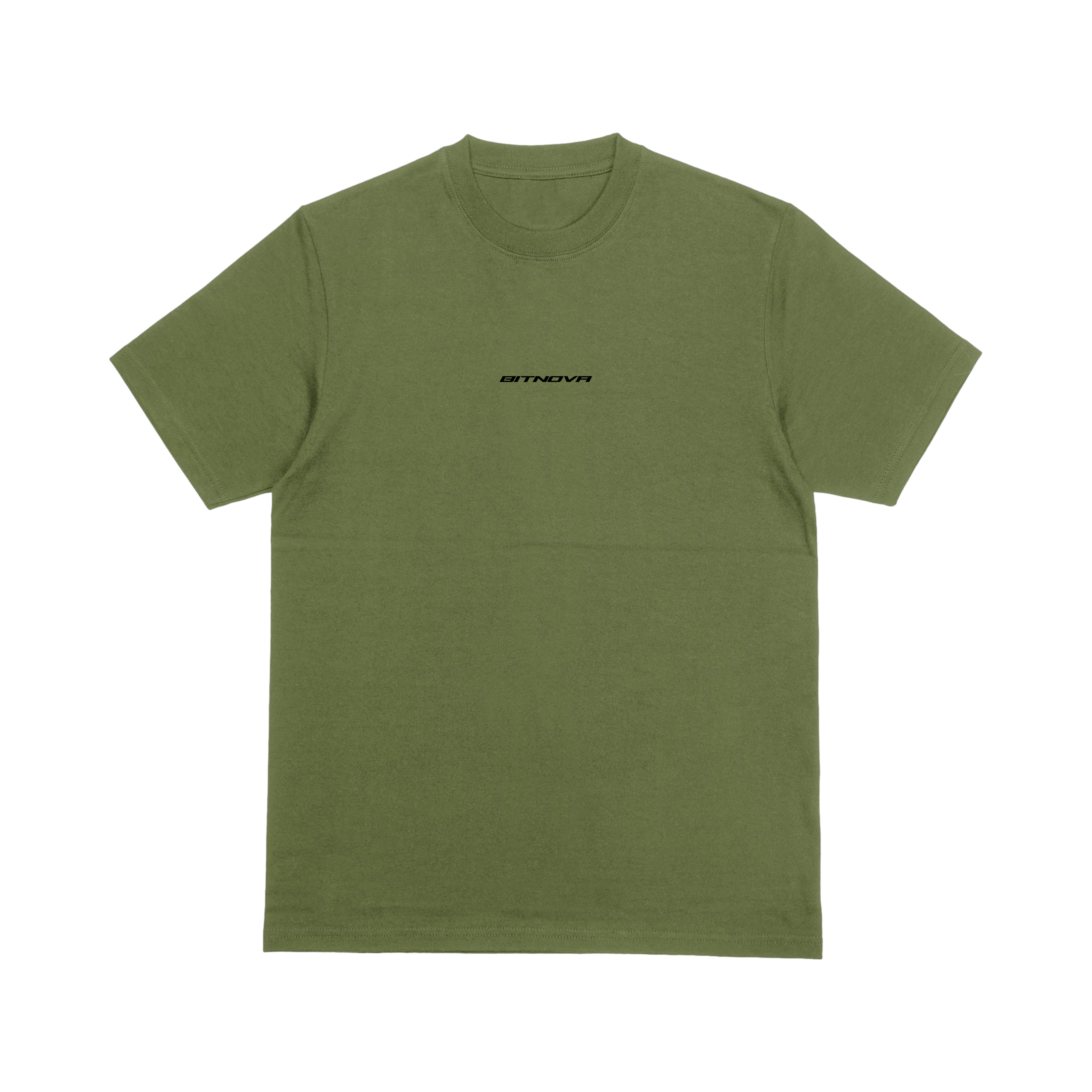 LOGO HEAVY TEE - OLIVE